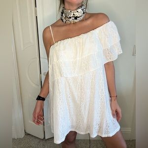 Zara white dress